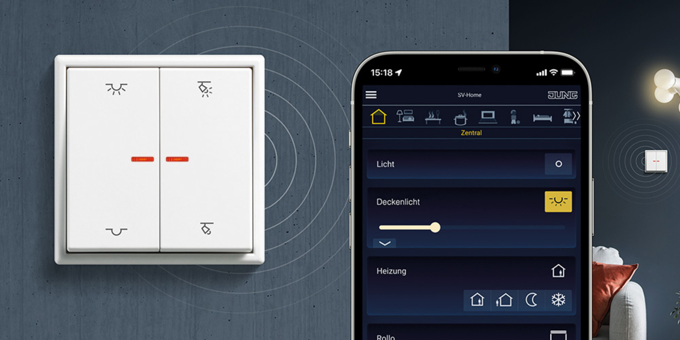 KNX RF Taster bei 3E-GmbH Elektrotechnik & Erneuerbare Energien in Römhild